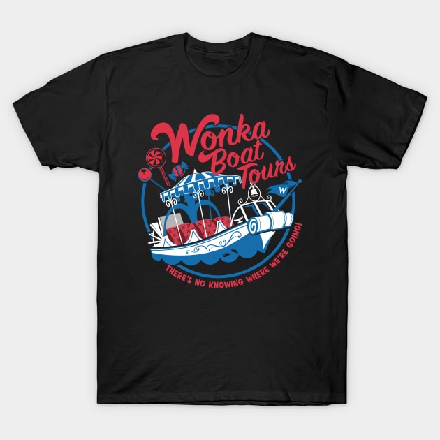 Factory Boat Tours T-Shirt by DeepFriedArt